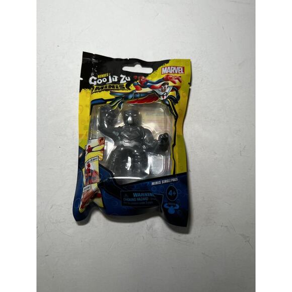Heroes of Goo Jit Zu Minis Black Panther Marvel Stretchy Toy NEW NIP - Picture 2 of 4